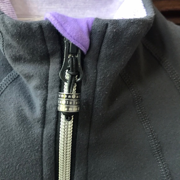 Lululemon Athletica Gray/Purple Front Zip Jacket - Picture 7 of 11